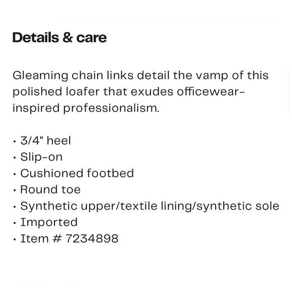 Naturalizer Mariana Chain Link Loafer All White With Gold Chain Women’s Size 9 - Picture 16 of 16